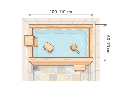 高齢者に適した浴槽の奥行と横幅